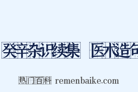 癸辛杂识续集·医术造句是什么意思的图片